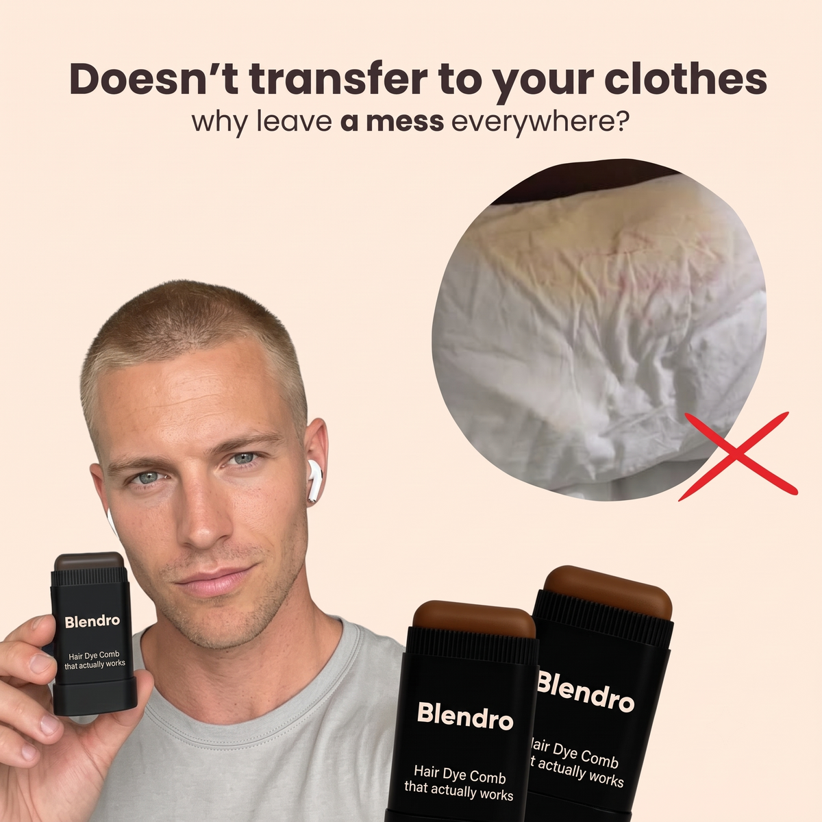 Blendro™ Instant Gray Coverage Stick for Men
